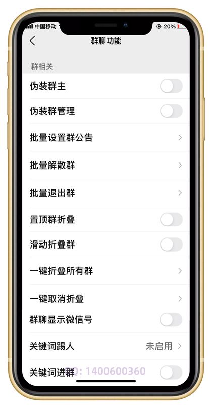群聊功能设置